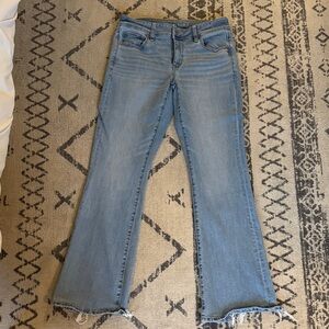 American Eagle Outfitters Light Blue Kick Boot Jeans